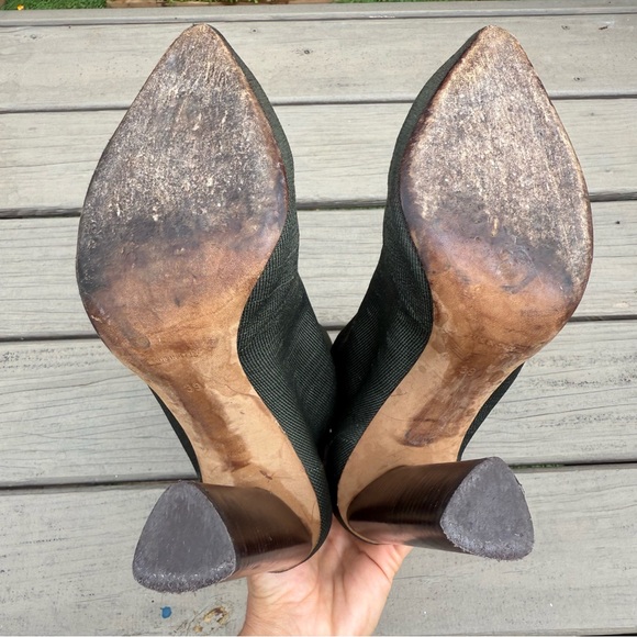 Yeezy Season 2 Knit Sock Ankle Military Boots in Dark Olive size 39 - Picture 16 of 16